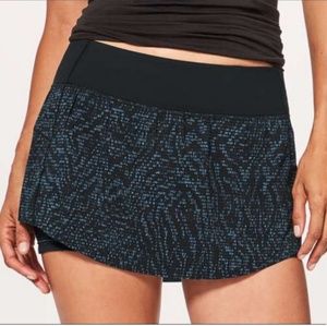 NWT Lululemon Final Lap Running Skirt Skort